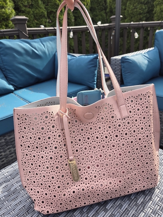 Massini Handbags - 💐MASSINI Perforated Tote Bag -🌷 Mothers Day🌷 Bundle